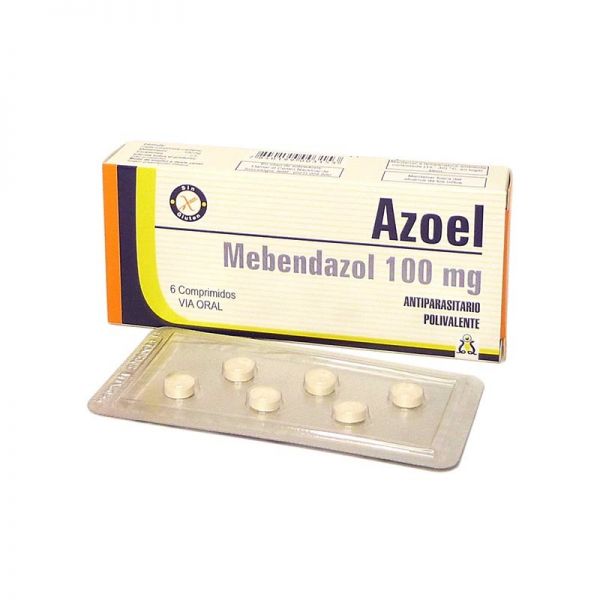 Precio de pastilla mebendazol