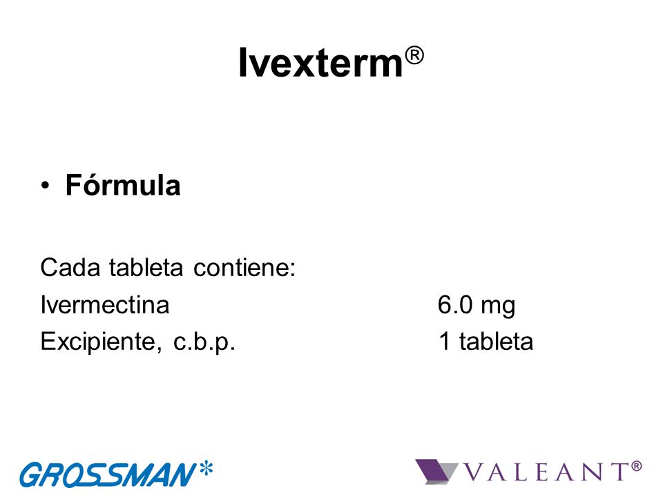 Ivexterm Tabletas 6 Mgs