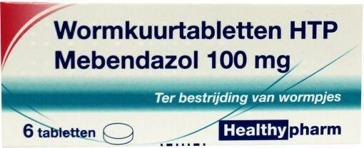 mebendazole de 100 mg