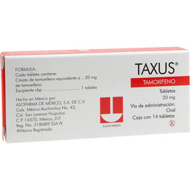 Precio de tamoxifeno en farmacia