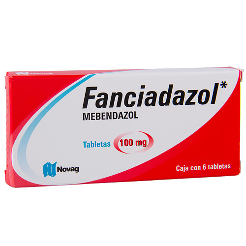 mebendazol pastillas 100 mg