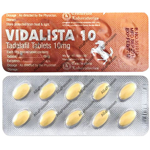 Tadalafil vidalista 10 mg