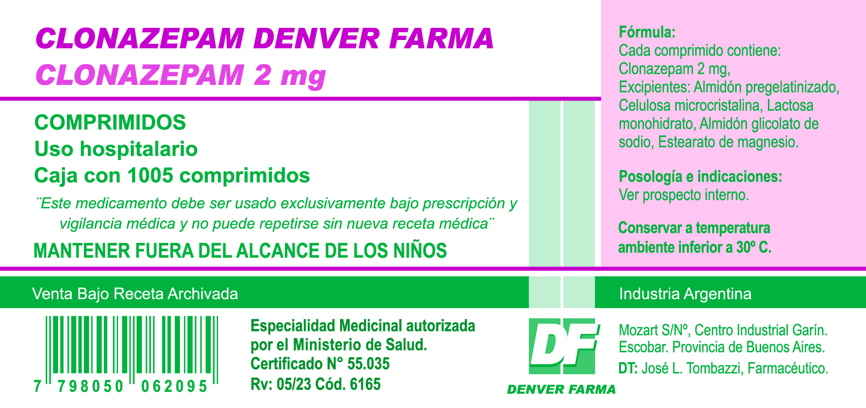 Clonazepam se puede comprar sin receta