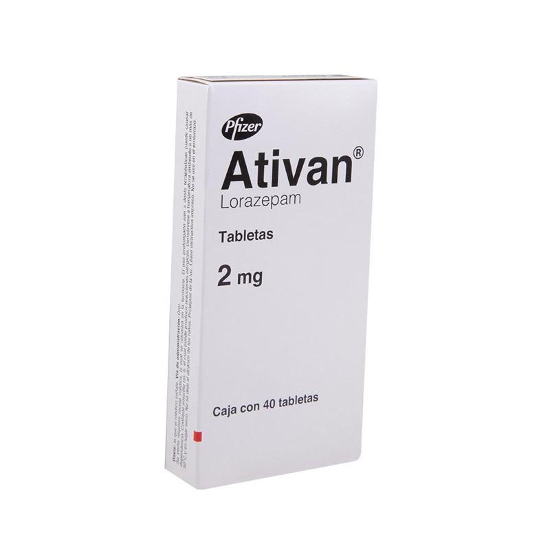 ativan 1 mg 40 tabletas precio