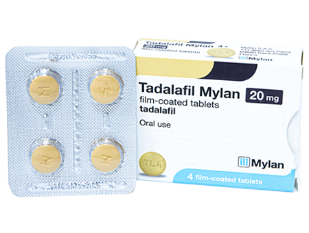 Tadalafil 20 mg de mylan