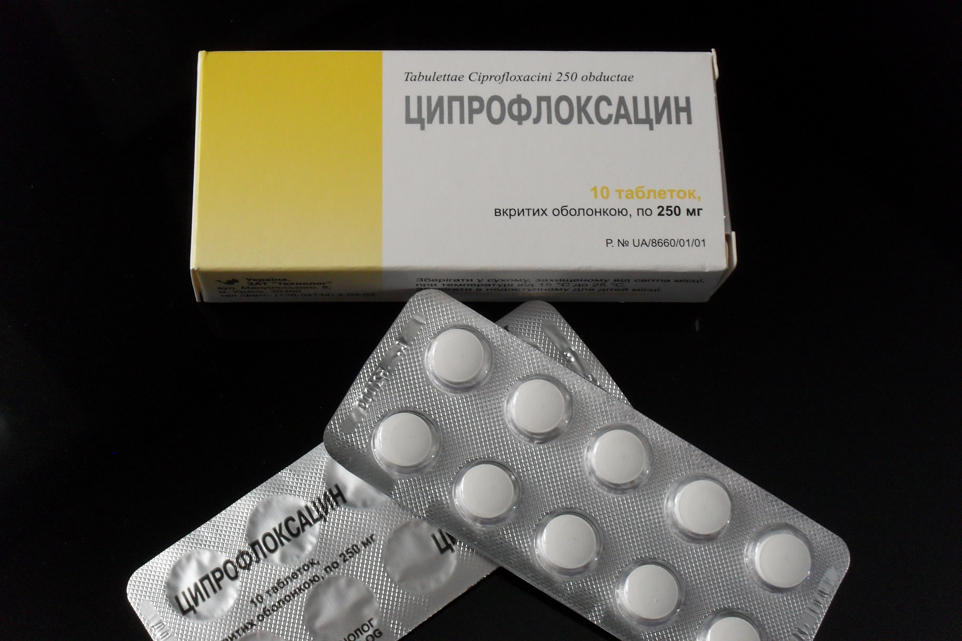 Ciprofloxacin 250 mg/5 ml