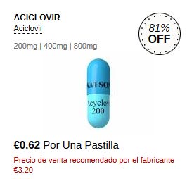 Aciclovir comprimido barato