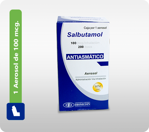 Spray de salbutamol precio