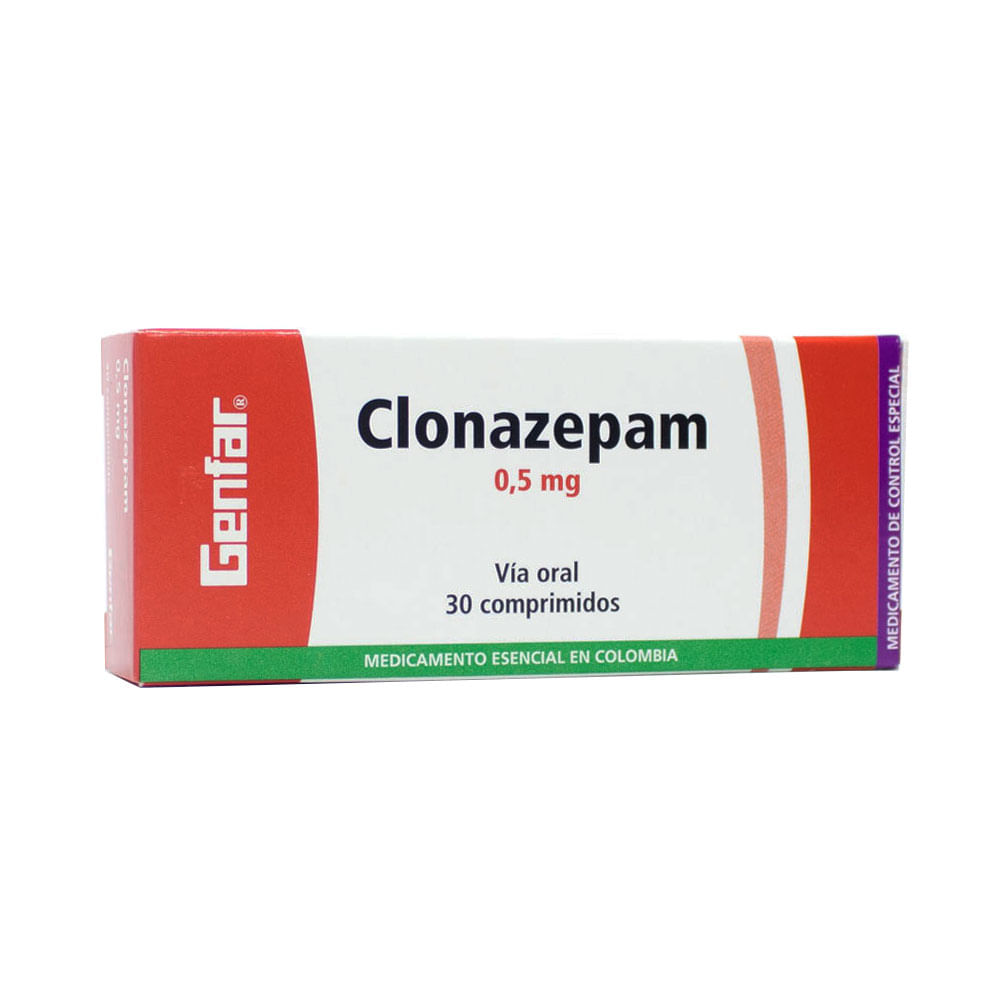 Venta de clonazepam 5 mg