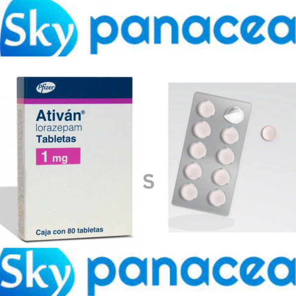 Ativan 1 mg 80 tabletas precio