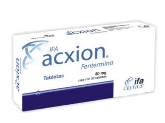 Precio de acxion fentermina 30 mg