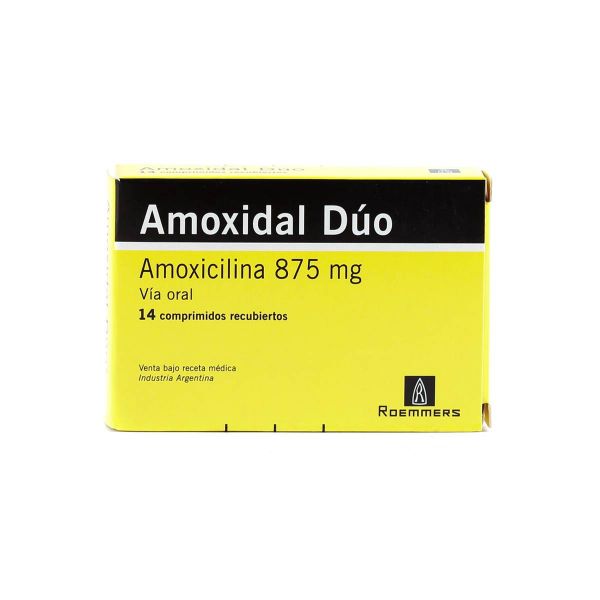 Amoxil 875 mg precio