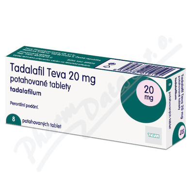 Teva tadalafil 20mg 8 comprimés