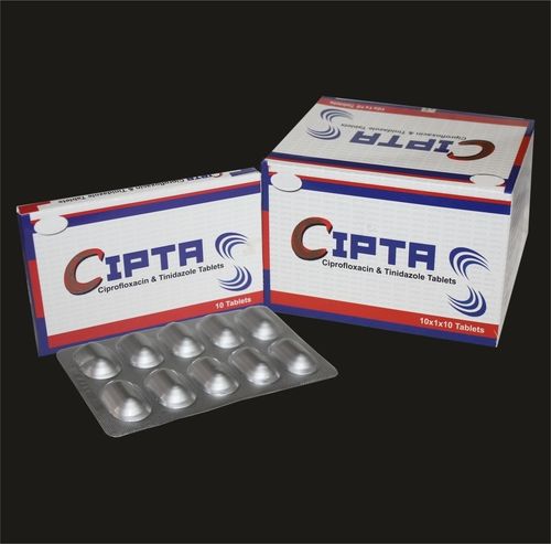 Ciprofloxacin 500mg tinidazole 600 mg