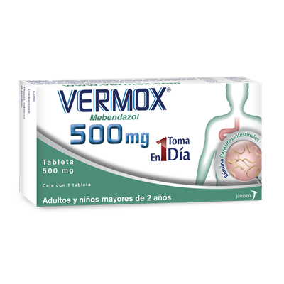 precio de vermox 500 mg