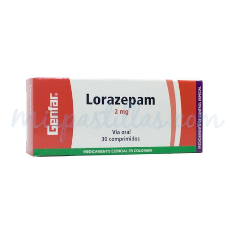 Comprar lorazepam genérico