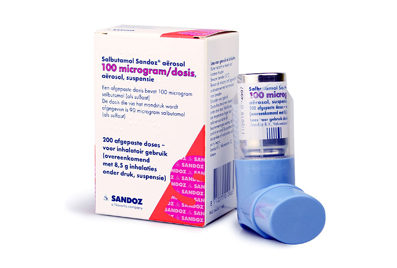 Salbutamol de 100 mcg