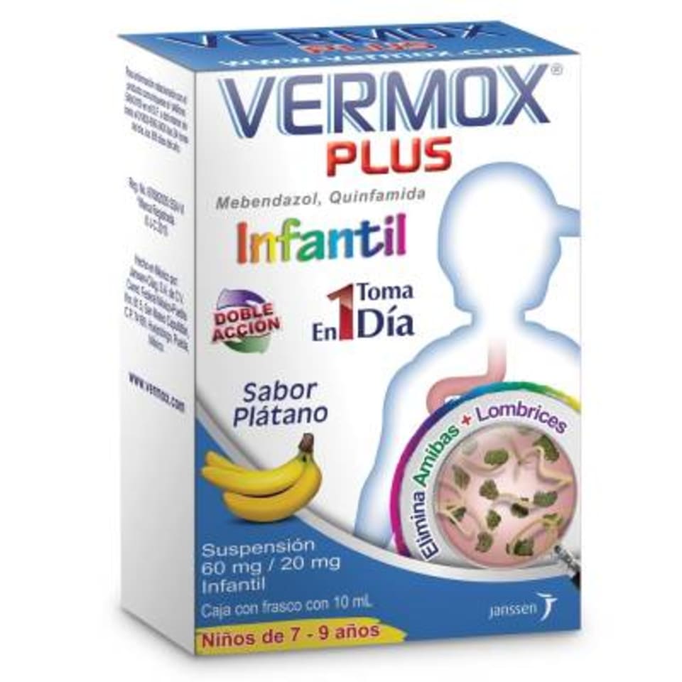 Vermox Plus Infantil Precio