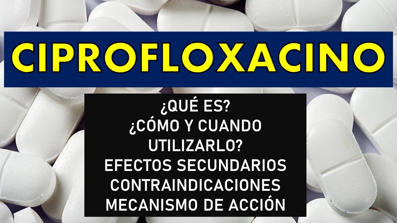 Ciprofloxacin precio españa