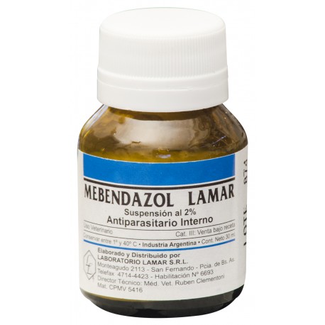 Precio de mebendazol