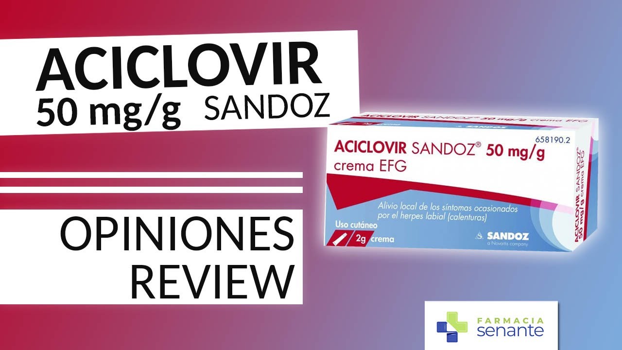 Aciclovir sin receta españa