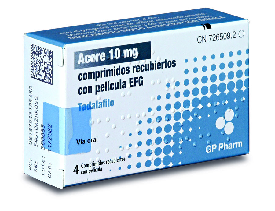 Tadalafilo 10 mg sin receta