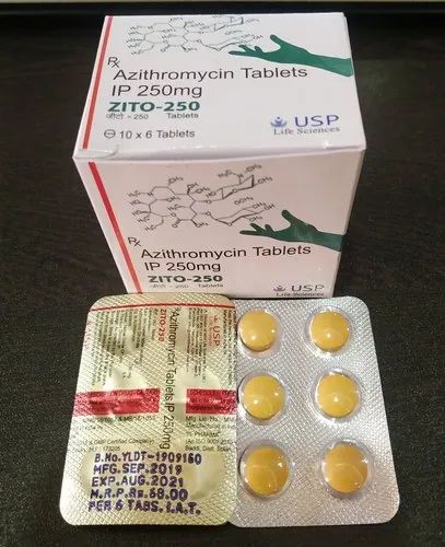 Azithromycin 250 mg usp