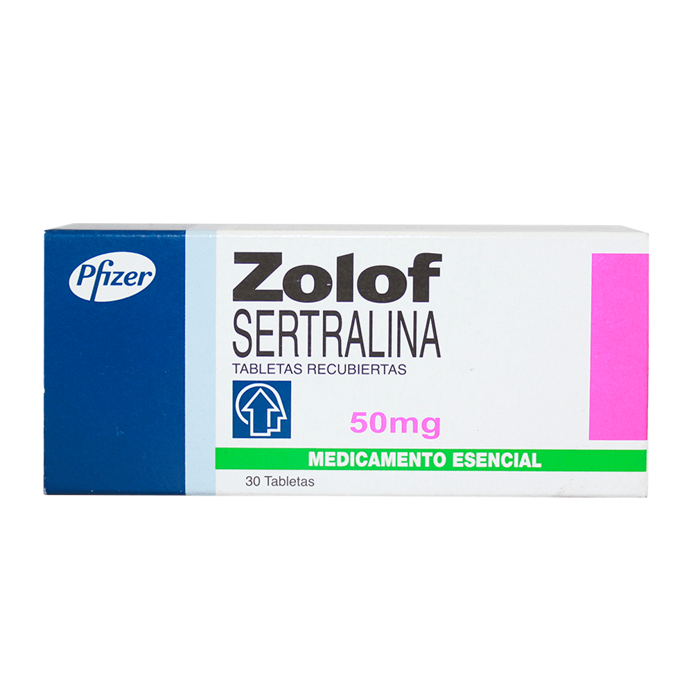 Zoloft 50 mg 30 comprimidos