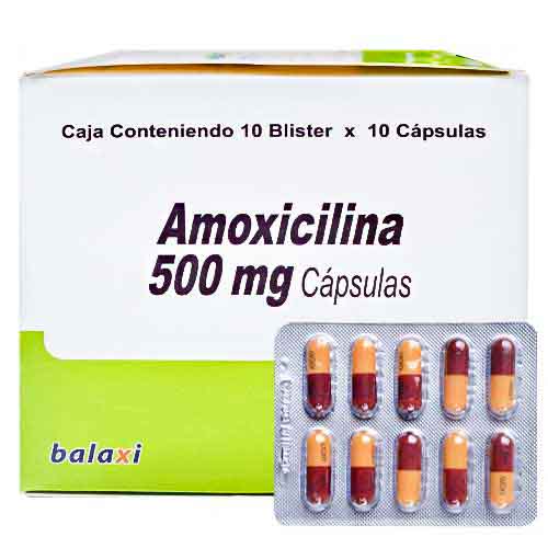 Amoxil capsulas de 500 mg