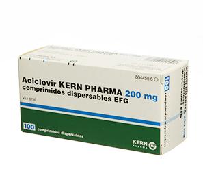 Aciclovir comprimidos receta