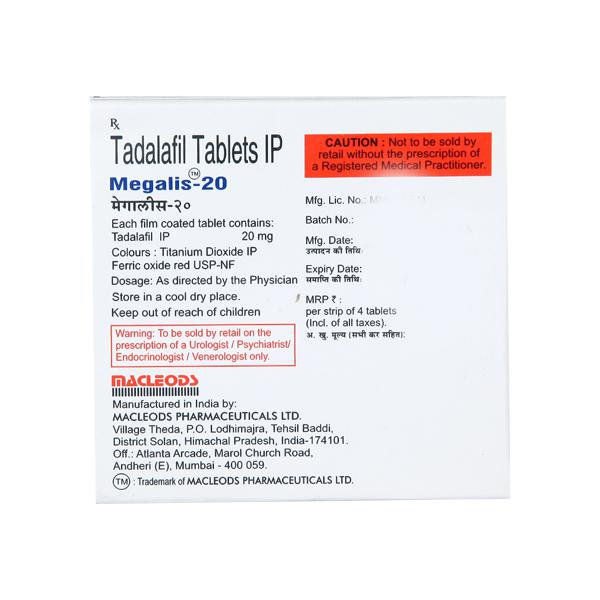 tadalafil 20 mg macleods