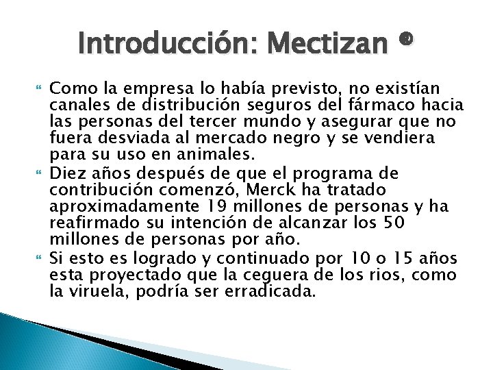 Mectizan precio