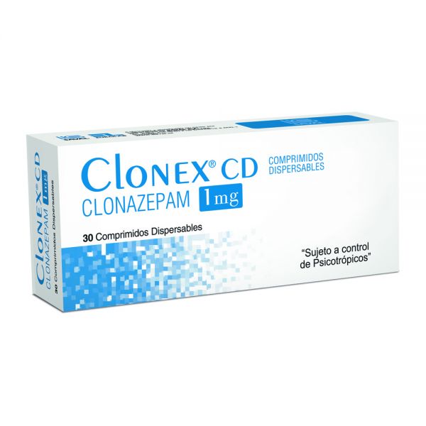 Clonazepam 1 mg x 60 precio