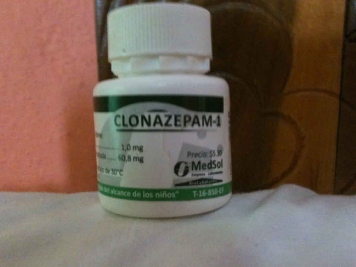 Frasco de clonazepam precio