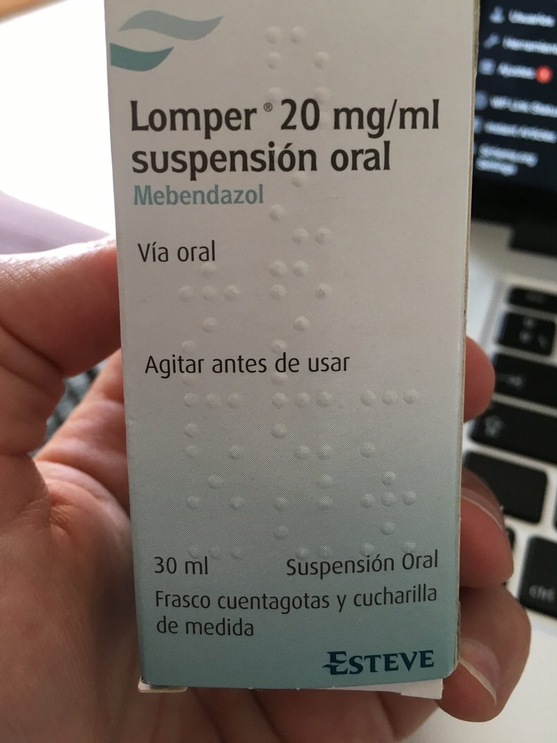 Pedido mebendazole en línea