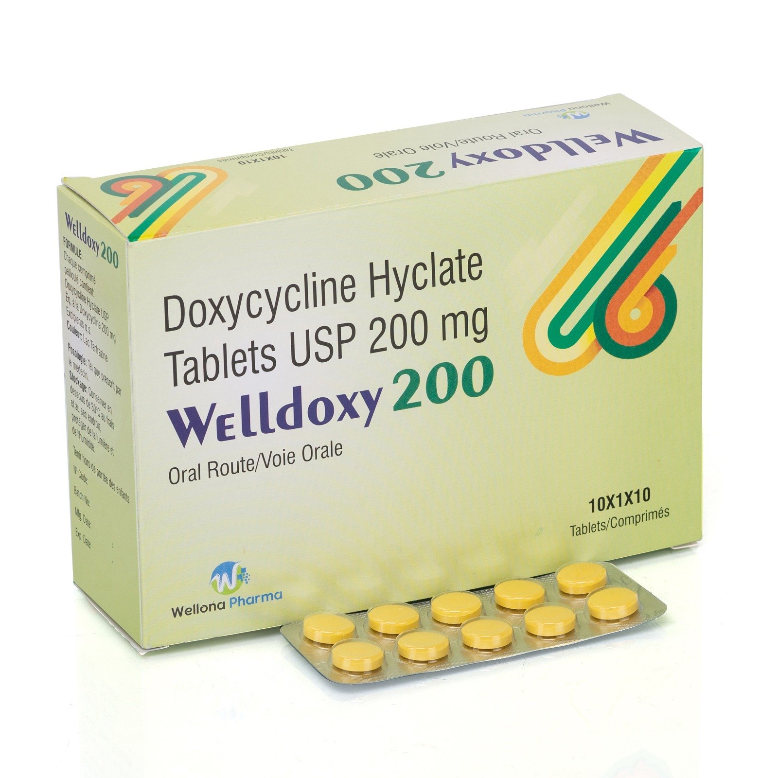 Doxycycline de 200 mg