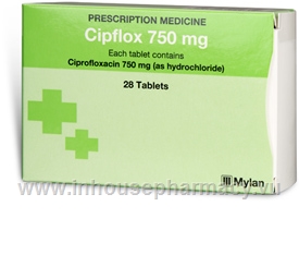 Ciprofloxacin mylan 750 mg