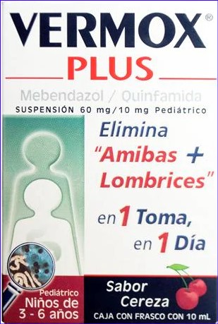 Precio de vermox plus pediatrico