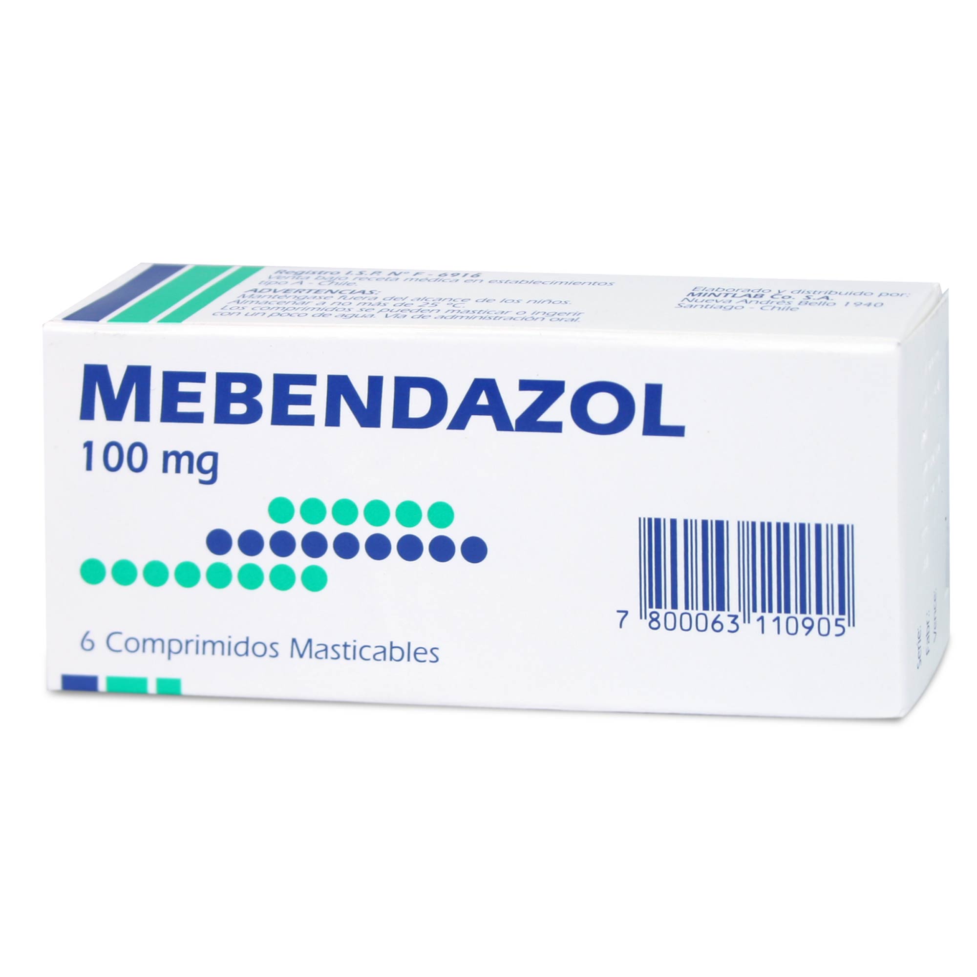 Precio de mebendazol 200 mg