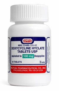 Doxycycline hyclate 100mg precio