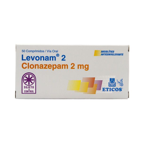 Clonazepam 2 mg costo