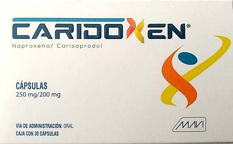 carisoprodol en capsulas