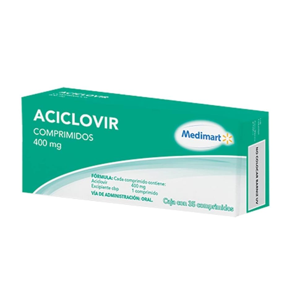 aciclovir comprimidos 800 mg precio