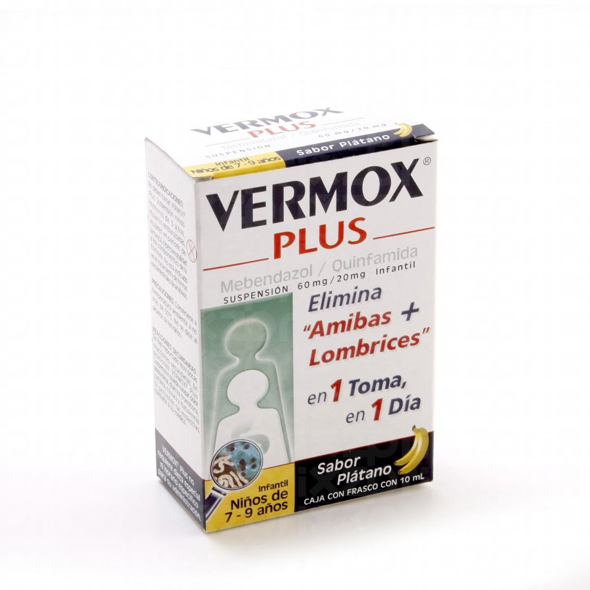 Vermox plus tabletas precio