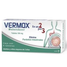 Vermox plus tabletas precio