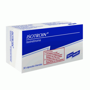 Isotretinoina 20mg costo