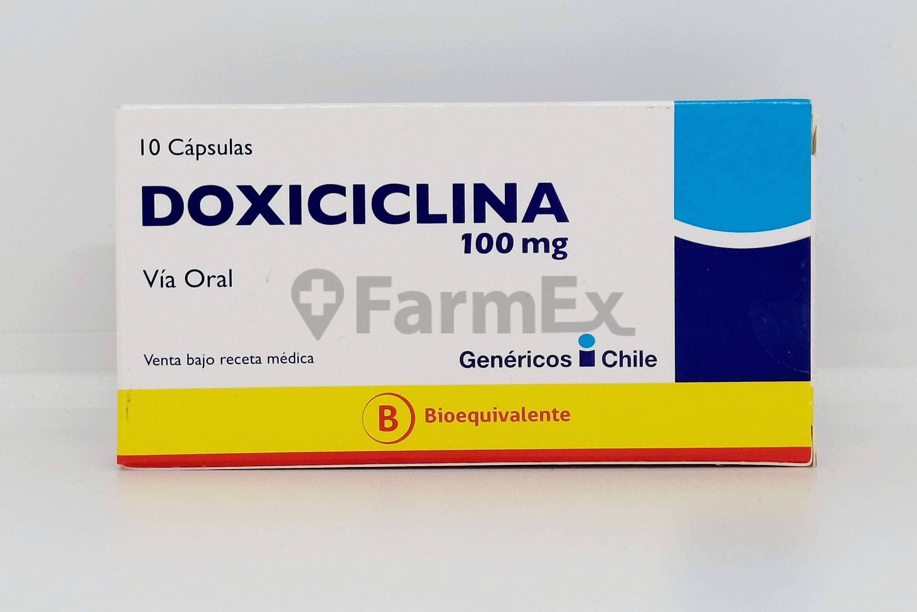 Costo de doxiciclina 100 mg