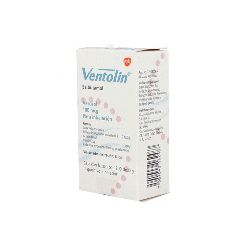 Ventolin aerosol precio