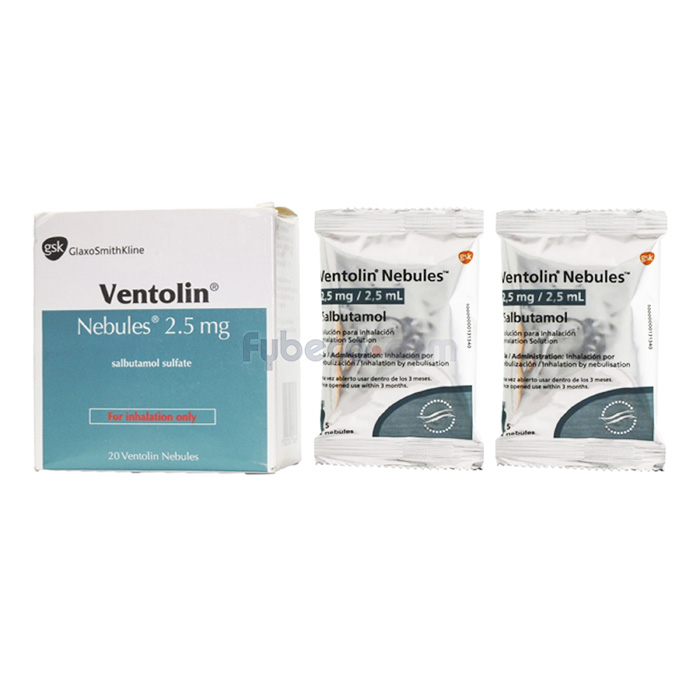 Ventolin nebulizar precio