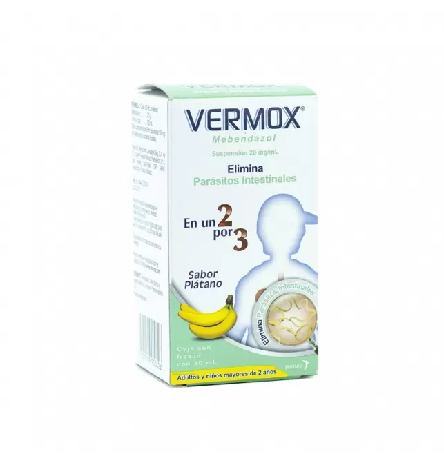 vermox suspension precio